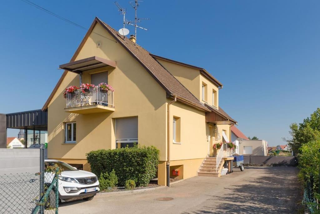 Appartement Climatise 70 M2, Proximite De Colmar Sainte-Croix-en-Plaine Ngoại thất bức ảnh